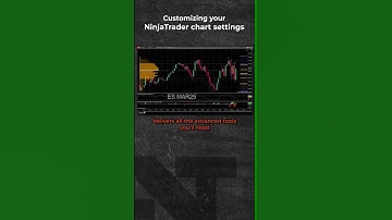 How to Customize NinjaTrader Desktop Charts Settings