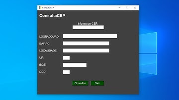 consulta CEP Python - PySimpleGUI - PARTE 1