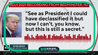 Trump heard in audio clip describing "highly confidential, secret" documents Profile
