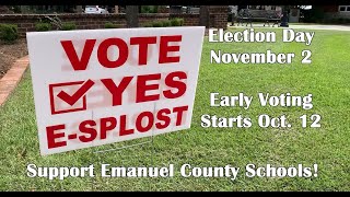 Milton Gray on 2021 E-SPLOST Vote