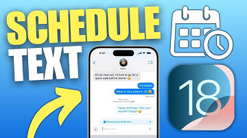 How To Schedule a Text Message on iPhone (iOS 18)