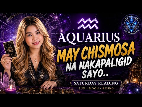 AQUARIUS ♒ Bakit Lagi Kang Pinag-uusapan? | Saturday Tarot Reading.