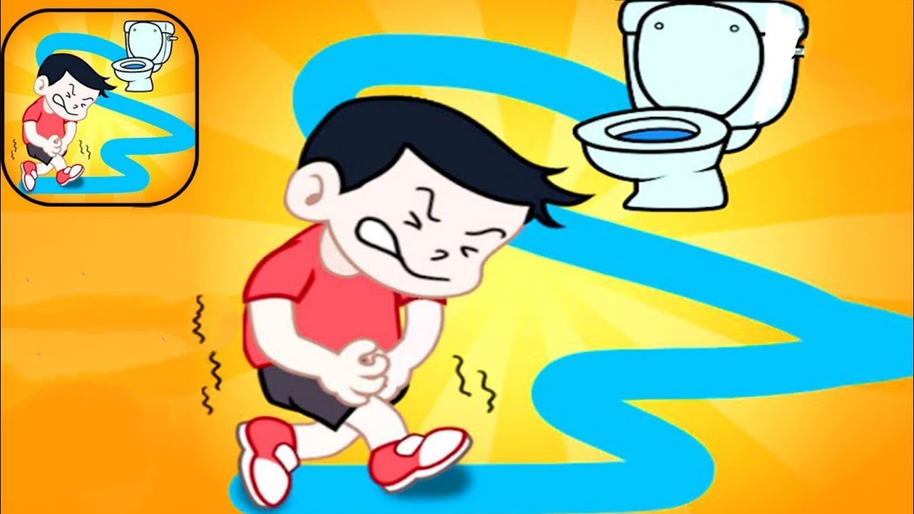 Toilet Rush Race Draw Puzzle Gameplay Walkthrough Part 1 Tutorial