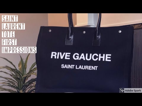 SAINT LAURENT RIVE GAUCHE TOTE  FIRST IMPRESSIONS AND REVEAL 