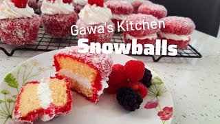 Snowballs/How to make Snowballs /gawa's kitchen/Southafricanyoutuber