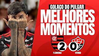 Flamengo 2X0 Vitória S E Melhores Momentos 1º Tempo Brasileirão 2026