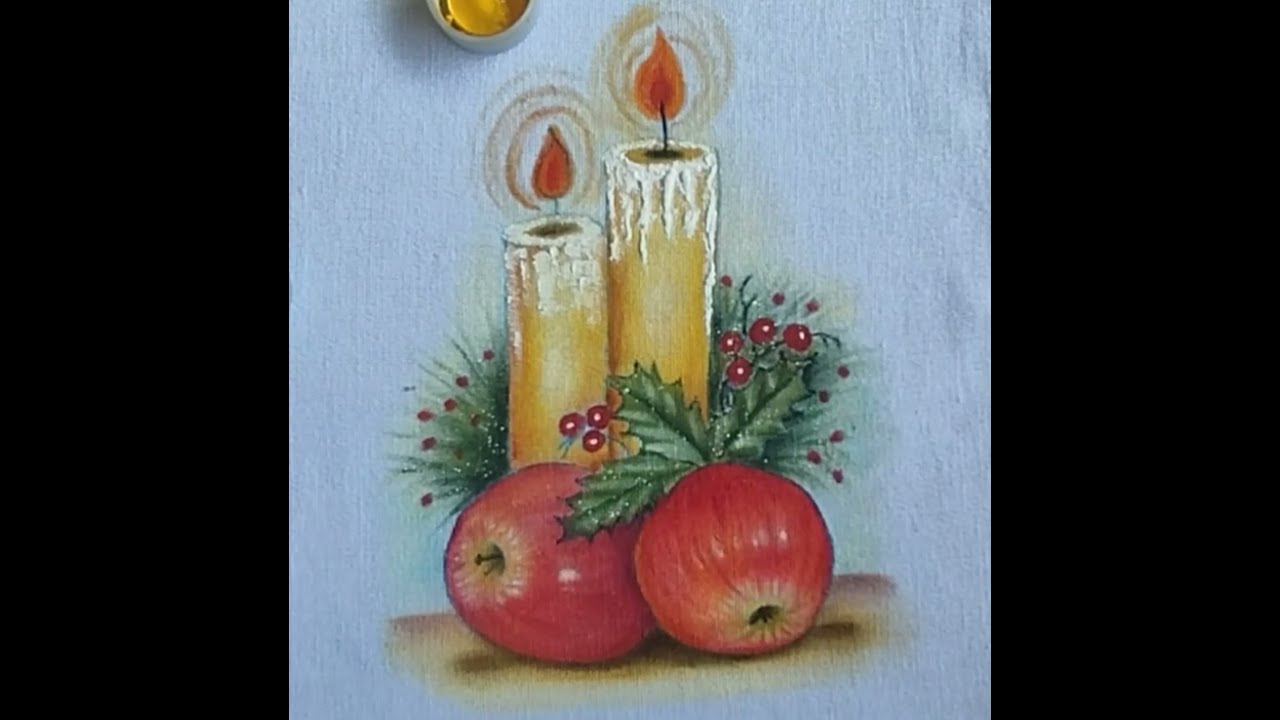 vela de Natal amarela