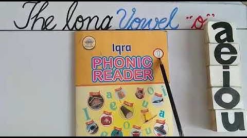 PVI ENGLISH (IQRA PHONIC READER-1) LESSON # 57 DATED: 24/7/20 TOPIC: THE LONG VOWEL (O)