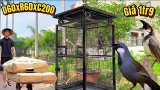Assembling a Small Bird Aviary (Mini Aviary) - Beautiful and Convenient || ΔαΊ‘t Bird TV