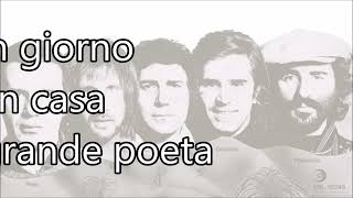 Video thumbnail of "VIAGGIO DI UN POETA  ✔ DIK DIK   con TESTO 🎤(with lyrics)♫♫    [1972]"