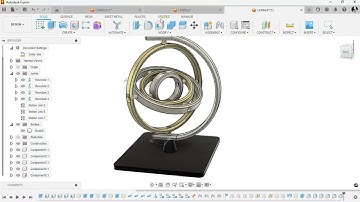 Gyroscope Designed in Fusion360 (@Cad.Concepts)