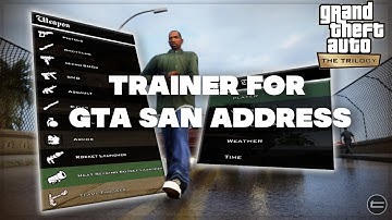 How to install Mod menu/Trainer for GTA San Address Definitive Edition | 2021