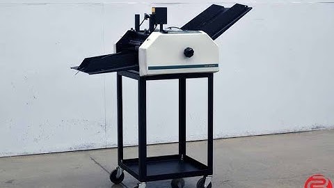 Graphic Whizard GW8000 Perf Slit Score Numbering Machine