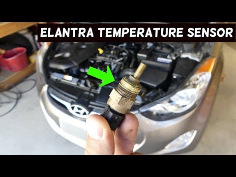 HOW TO REPLACE COOLANT TEMPERATURE SENSOR ON HYUNDAI ELANTRA