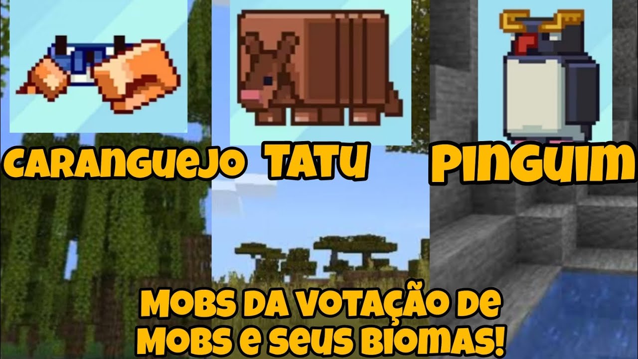 MINECRAFT LIVE 2022 - VOTAÇÃO DE MOBS OU BIOMA? VEJA O QUE DEVE