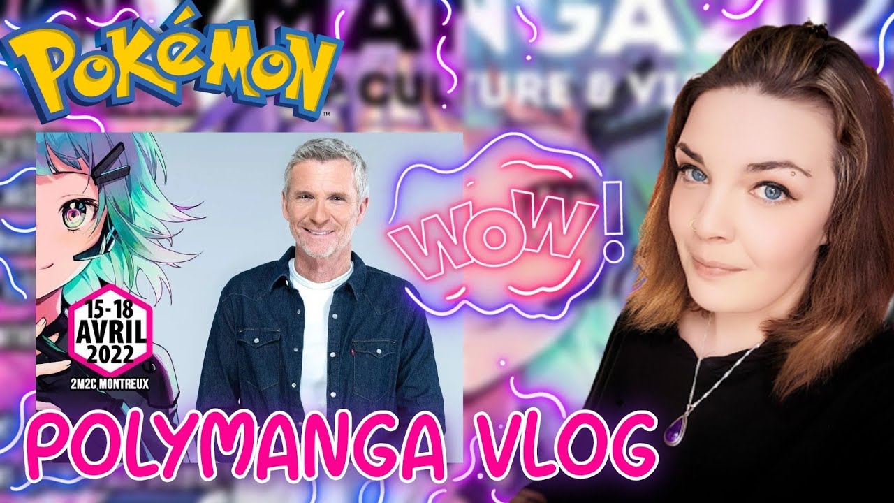 VLOG POLYMANGA 2022   Pop culture   Jeux vidéos   Conférence de Denis Brogniart