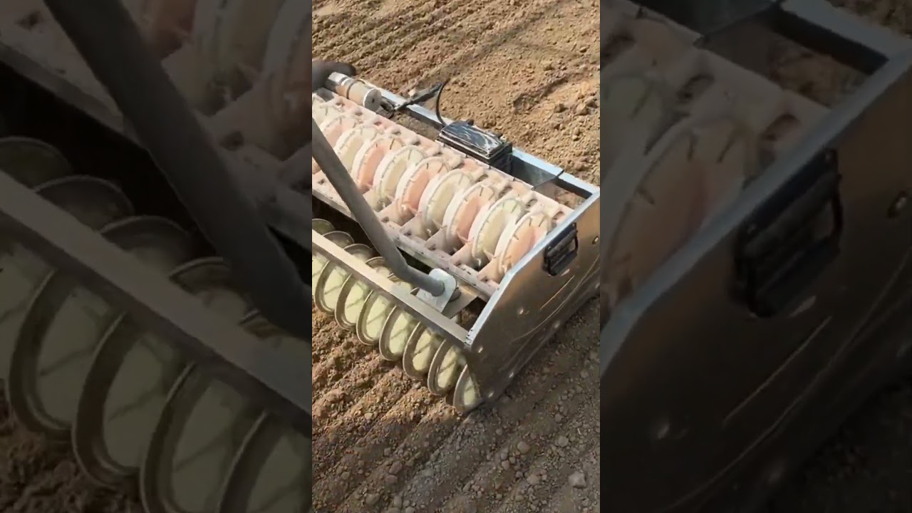 unique tools for sowing seeds and fertilizer 