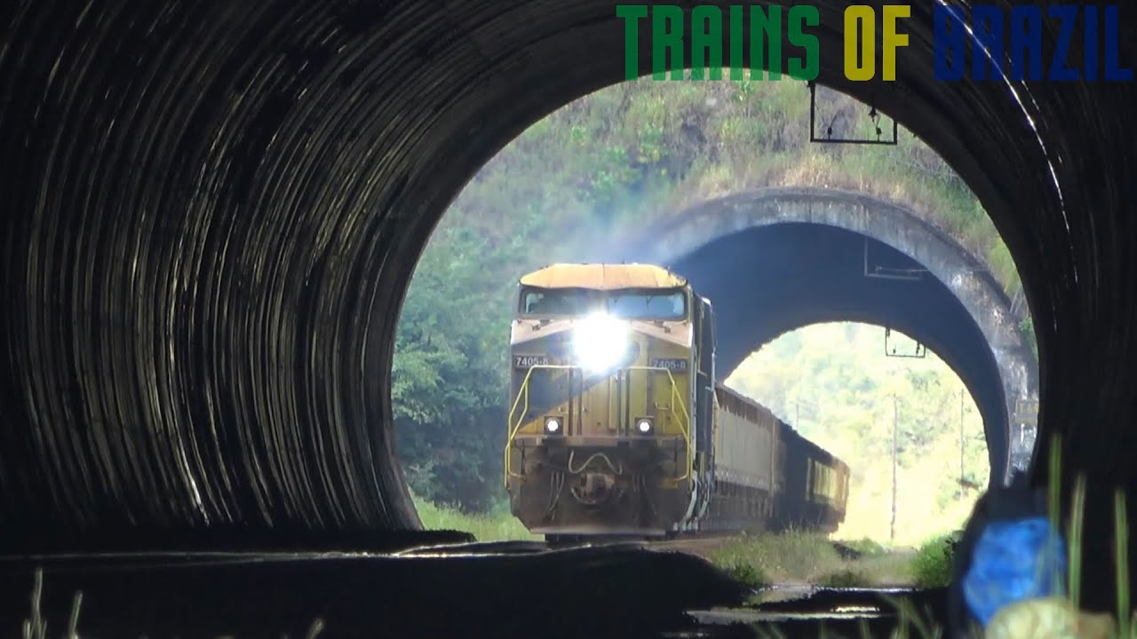 TRENS DA MRS LOGISTICA NA FERROVIA DO AÇO (ABRIL 2024)