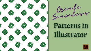 Design Seamless Patterns for Textile Fabric Prints in Illustrator | Pattern Design Tutorial