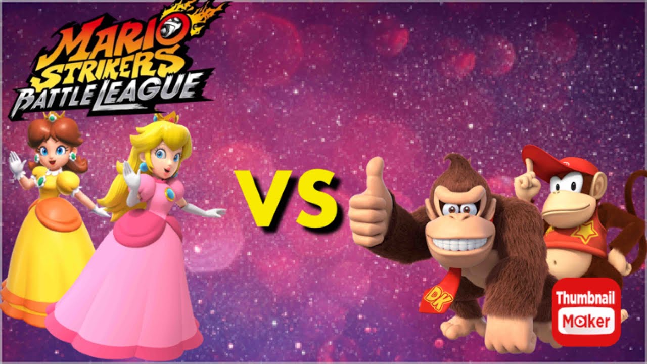 Mario Strikers: Battle League - Team Peach (Magicians) vs Team DK (Cyclones) - Royal Castle