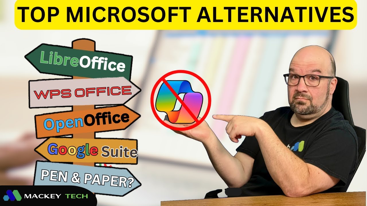 FREE Alternatives to Microsoft 365/ Office YouTube