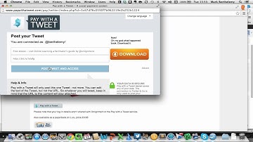 How to use Pay with a Tweet