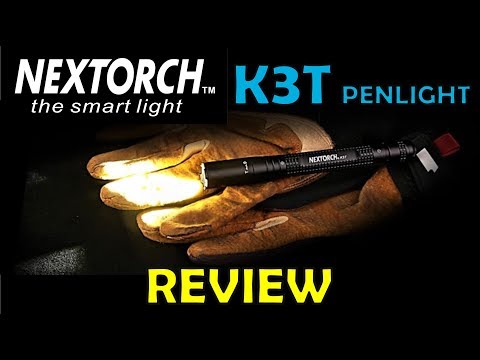 Review - Nextorch K3T Tactical & General Duty PENLIGHT - uses AAA batteries