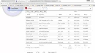 Tutorial - Aplicación de DataTables