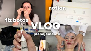 Rotina de auto cuidado, limpeza, cabelo e template no Notion *vlog*