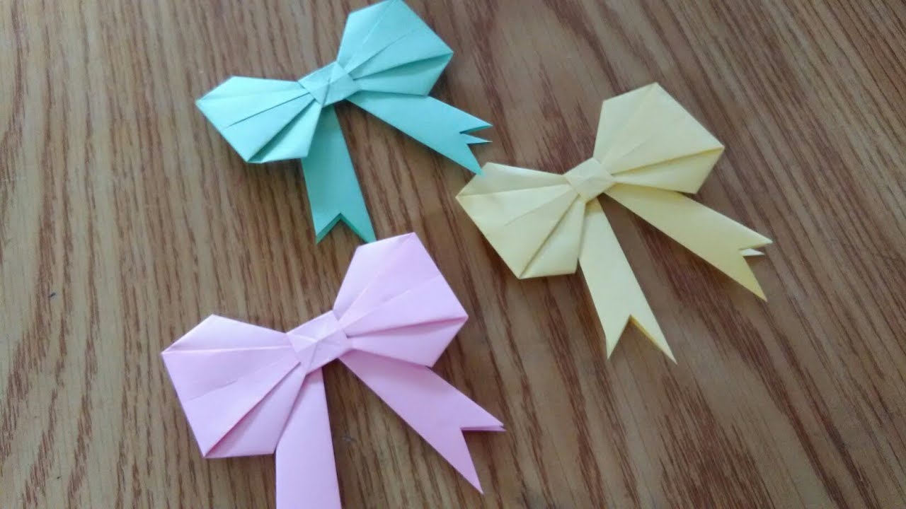  Cara  Membuat  Pita dari  Kertas  By Ria Nofaliana YouTube