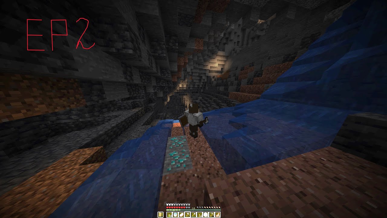 minecraft ep2 i found diamonds - YouTube