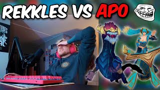 REKKLES VS AP0CALYPSE(AURELION SOL BOT) AND HIS DUO - FULL GAME