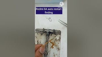 Redmi 8A auto restart problem finding