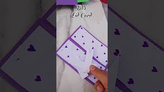 Easy DIY Eid Card 🌙✨ #diy #craft#shortsviral