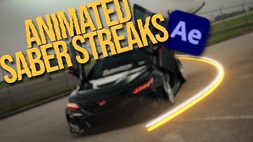 Animated 3D Saber Streaks in After Effects