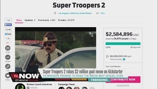 Super Troopers 2 surpasses $2 million fund-raising goal in a single day