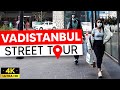 Istanbul Sariyer Vadistanbul Walking Tour (Mall, Fashion Street, Offices) - 4K 60FPS