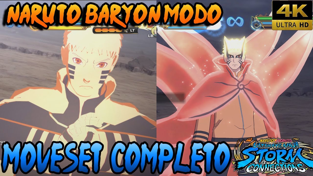 Naruto Uzumaki (Baryon Modo) Moveset Completo - NARUTO X BORUTO Ultimate  Ninja STORM CONNECTIONS 