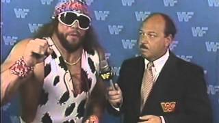 Macho Man Randy Savage Interview (07-12-1987)