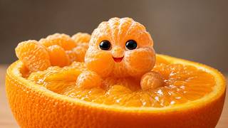 Cute or Creepy? AI Fruit Babies Bathing in Squishy Fruits 🍉🛁👶 | Ultimate Relaxing ASMR screenshot 2