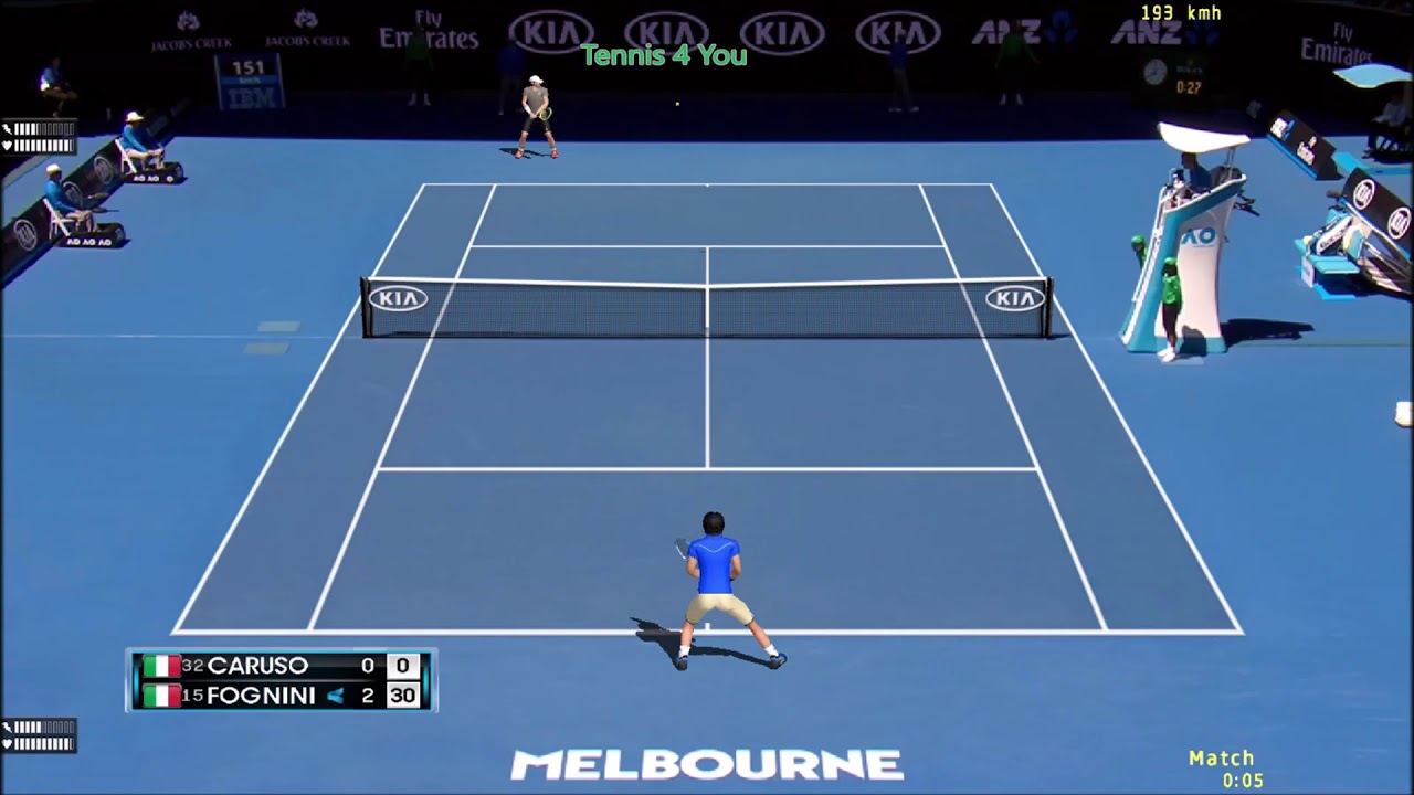 Fabio Fognini Vs Salvatore Caruso Match Highlights 2r Australian Open 2021 Day 4 Highlights Youtube