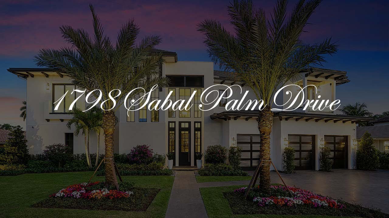 1798 Sabal Palm Drive, Boca Raton, Florida YouTube