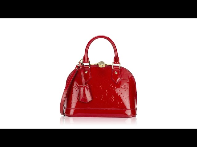 Louis Vuitton Cerise Monogram Vernis Alma Bb Bag