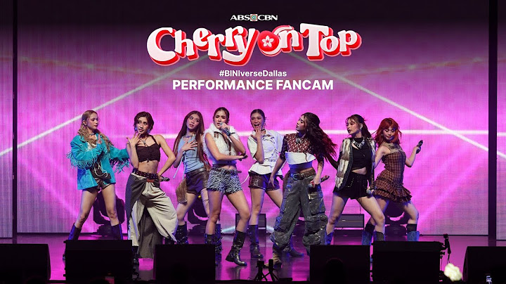 #BINI: ‘Cherry On Top' at #BINIverseDallas Performance Fancam