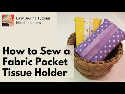 Como Costurar um titular Tissue Tecido de bolso
