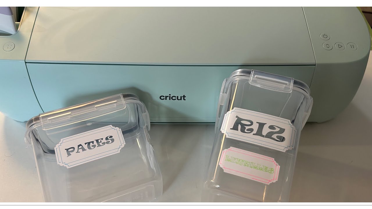 Cricut//Comment créer des étiquettes facilement