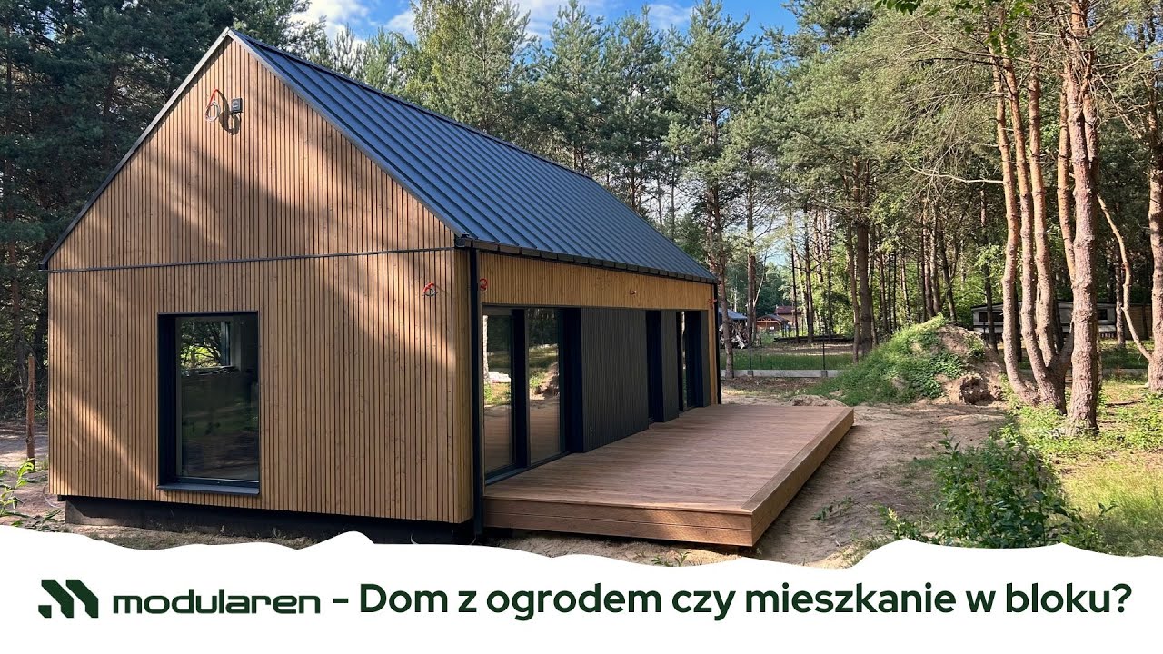 Nowoczesny dom parterowy 70m2 - Stan deweloperski
