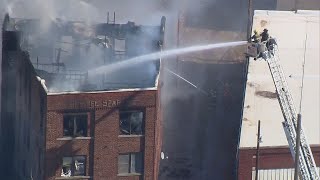 Emergency Crews Battle Building Fire In Okmulgee