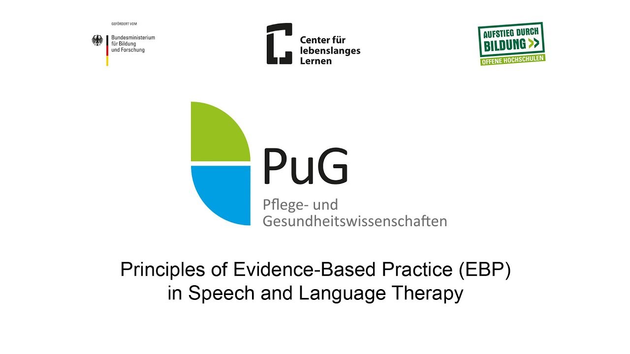 Principles of Evidence-Based Practice (EBP) in Speech and Language ...