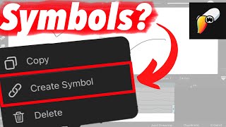 How to use symbols in ToonSquid! |  easy toonsquid tutorial. 🎬🦑 #toonsquid #animation #tutorial
